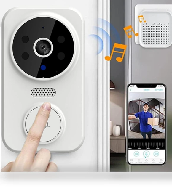Smart WiFi Video Doorbell — Smart Home Security, Good Household Items