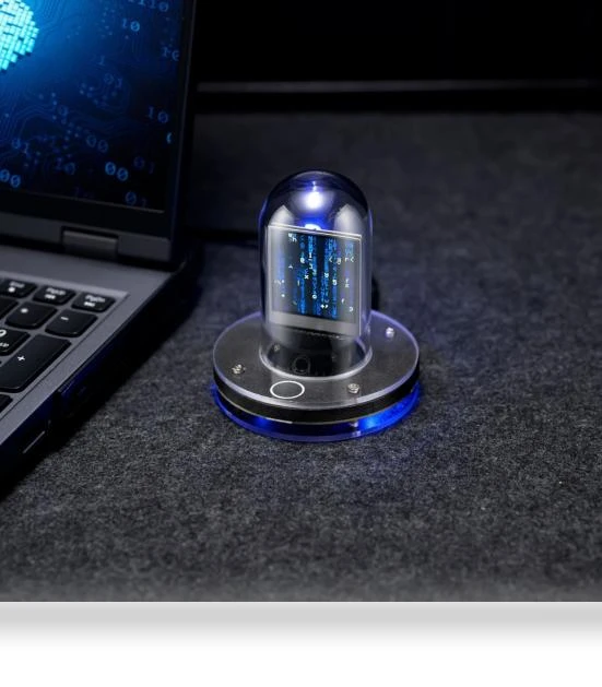 Wi-Fi Glow Tube Clock — Alarms & Clocks, Worry free storage