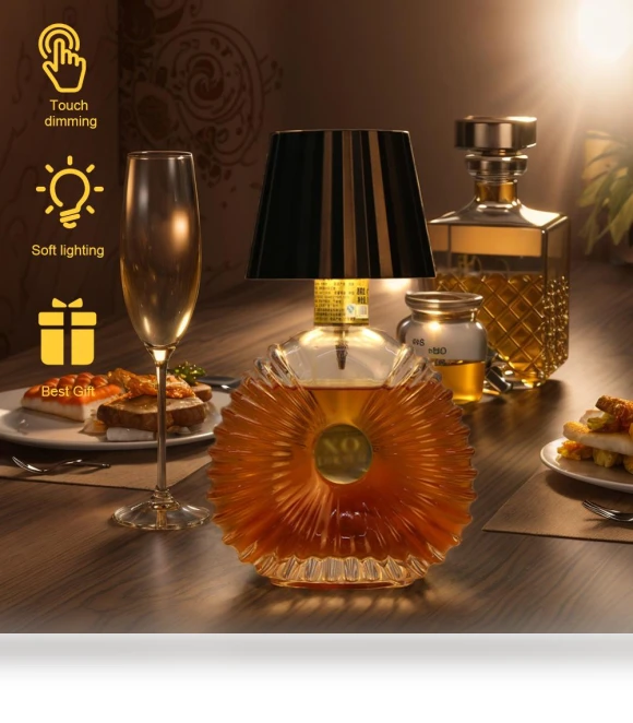 Wireless Bottle Lamp with Touch Control — Lamps & Shades, Wrigleys