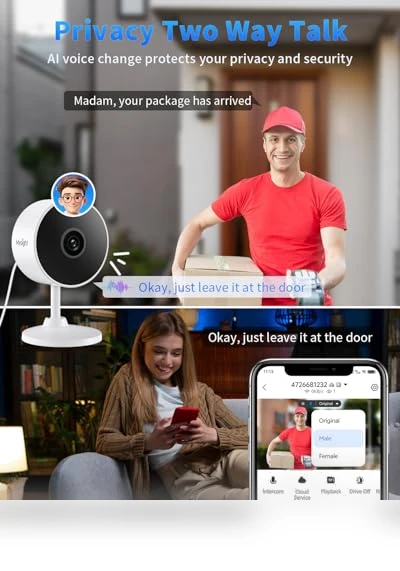 2K Indoor Security Camera — Baby Monitors, Mysight