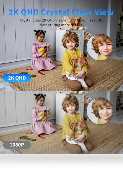 2K Indoor Security Camera — Baby Monitors, Mysight
