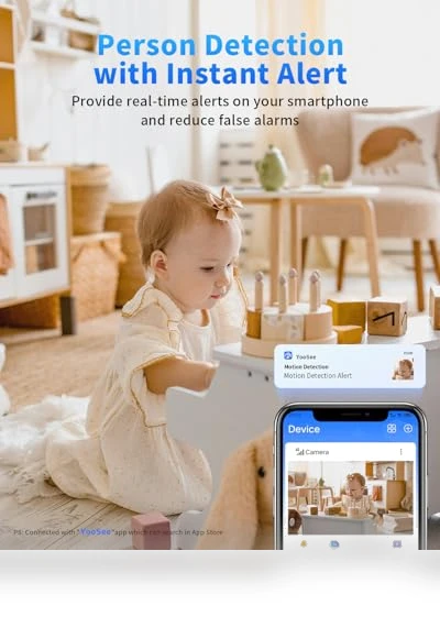 2K Indoor Security Camera — Baby Monitors, Mysight
