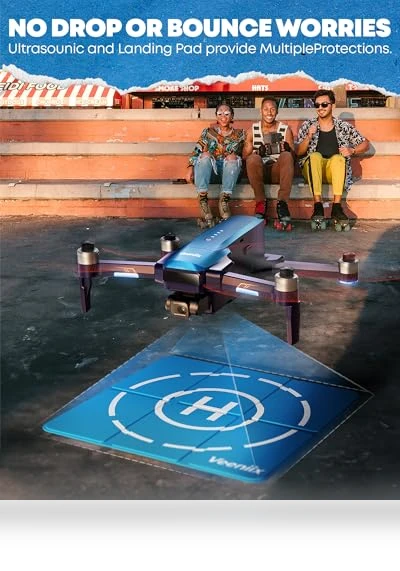 4K Professional Drone with Gimbal & EIS — Drones & UAV Technology, Veeniix