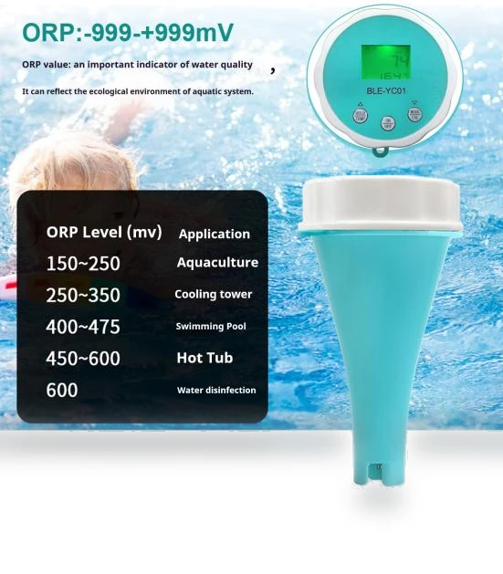 6-in-1 Smart Water Tester for Pool with Digital Display — pH Testers, Outdeer