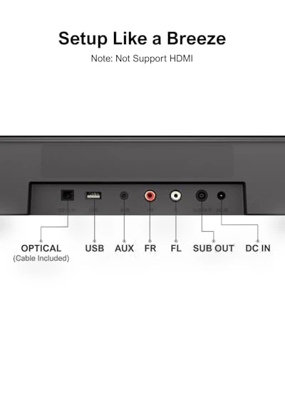 7.1ch Virtual Surround Sound Bar — Home Entertainment Systems, Ultimea