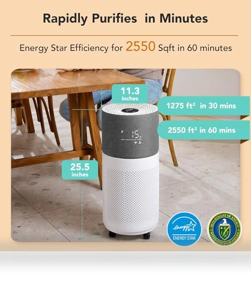 Air Purifier for Large Room — HEPA Air Purifiers, CLEANFORCEAIR
