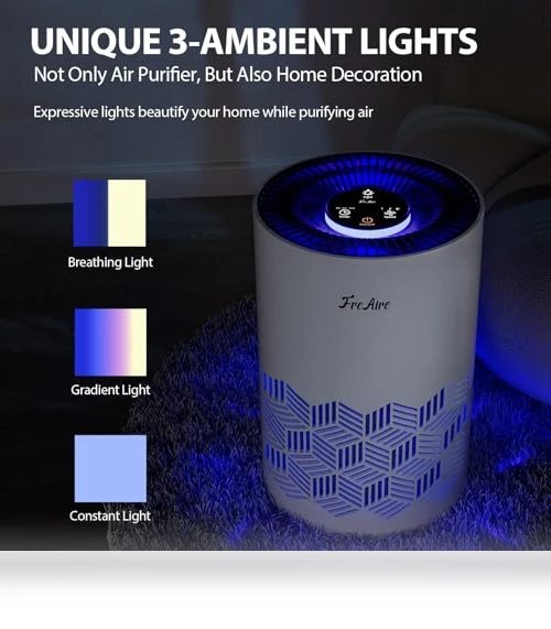 Air Purifier with RGB Lights — HEPA Air Purifiers, FreAire