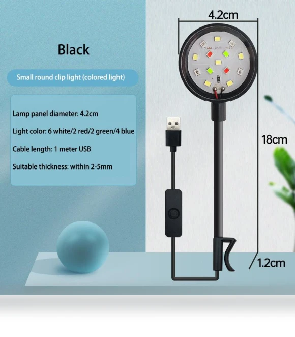 Aquarium Light with USB Port — Lights, Aopowaqy