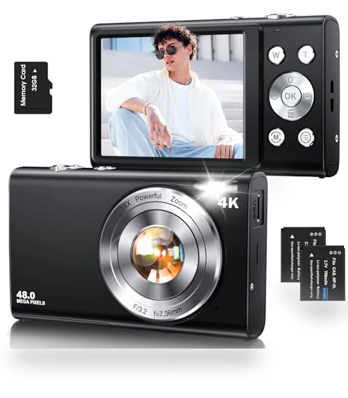 Autofocus 4K Vlogging Camera — Compact Digital Cameras, Lecnippy