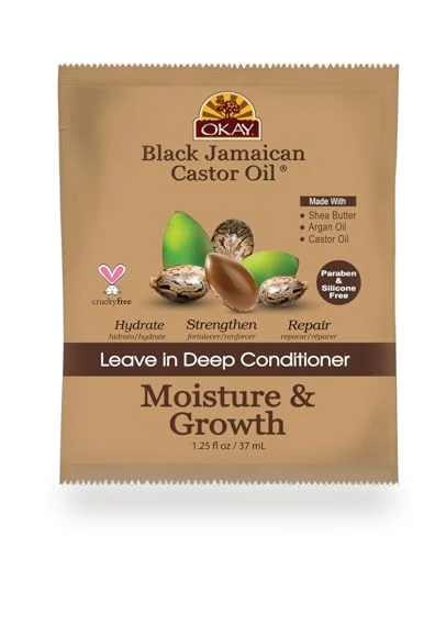 Black Jamaican Castor Oil Leave-In Conditioner — Hair Nourishing Oils, OKAY