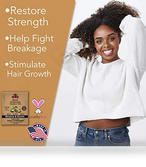Black Jamaican Castor Oil Leave-In Conditioner — Hair Nourishing Oils, OKAY