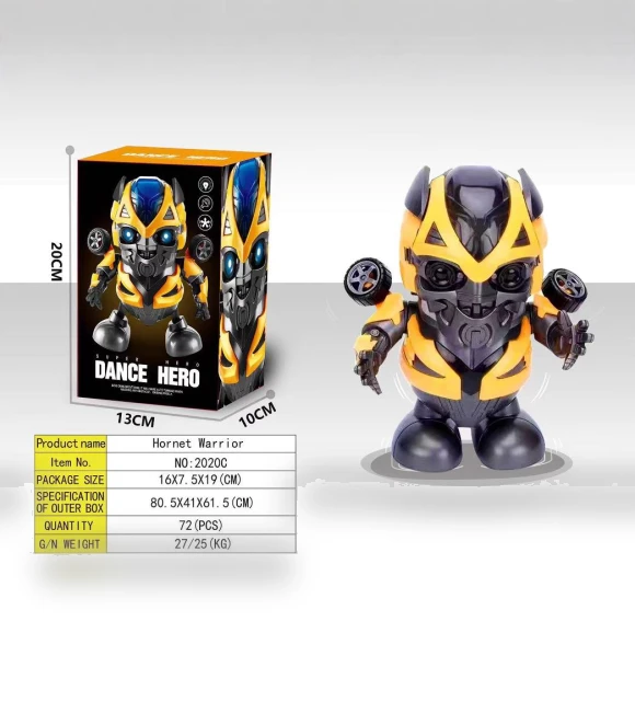 Dancing and Singing Electric Toy Robot with Light — Interactive Figures & Robots, Super Go