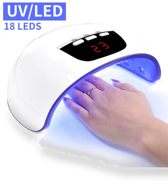 High-Power 45W Quick-Dry Nail UV/LED Lamp — Curing Lamps, The Million