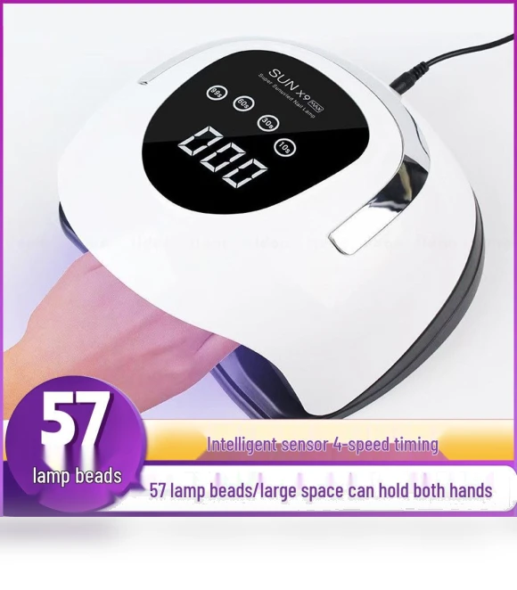 High-Power Smart UV LED Nail Lamp with Quick-Dry Gel Polish — Curing Lamps, The Million