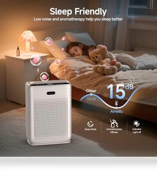 Large Room Air Purifier — Activated Carbon Air Purifiers, AMEIFU
