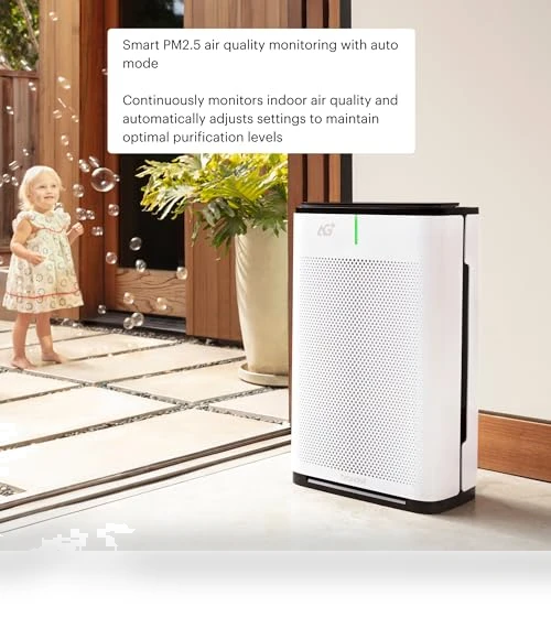 Pro Air Purifier Clean Air Filter With Aurabeat AG+ Technology — Activated Carbon Air Purifiers, Brondell