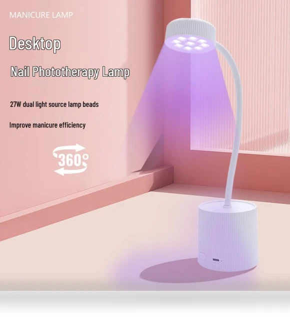 Rechargeable UV Nail Curing Light with Quick-Dry Sensor — Curing Lamps, The Million