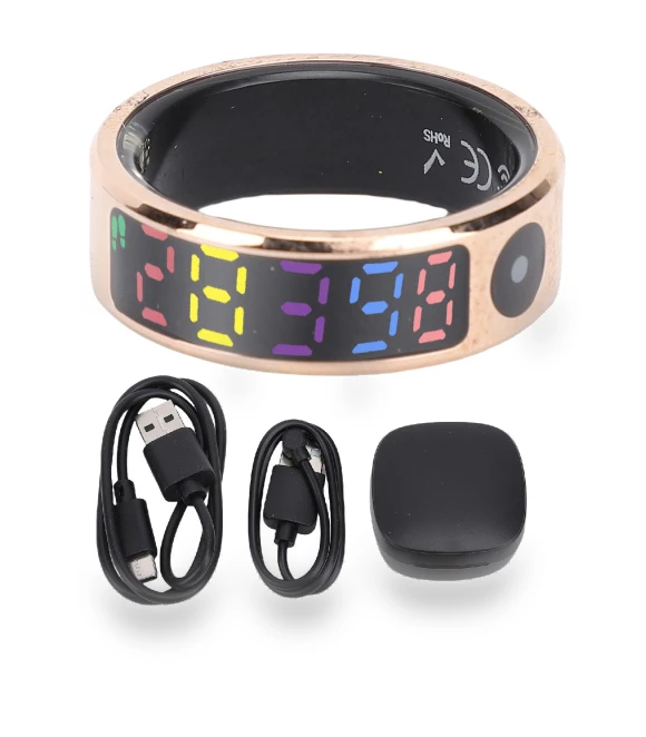 Smart Fitness Ring with Color Display — Wearable Accessories, ZY-Sport-N