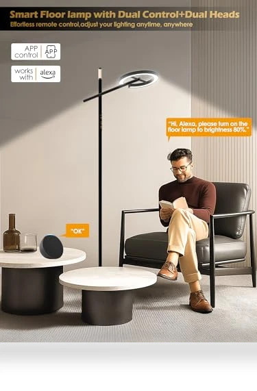 Smart Floor Lamp with APP — Light Therapy Solutions, GLOWRIUM