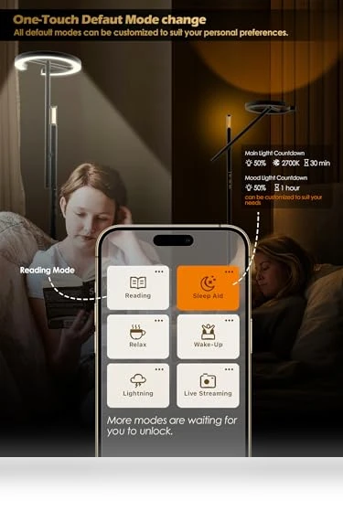 Smart Floor Lamp with APP — Light Therapy Solutions, GLOWRIUM