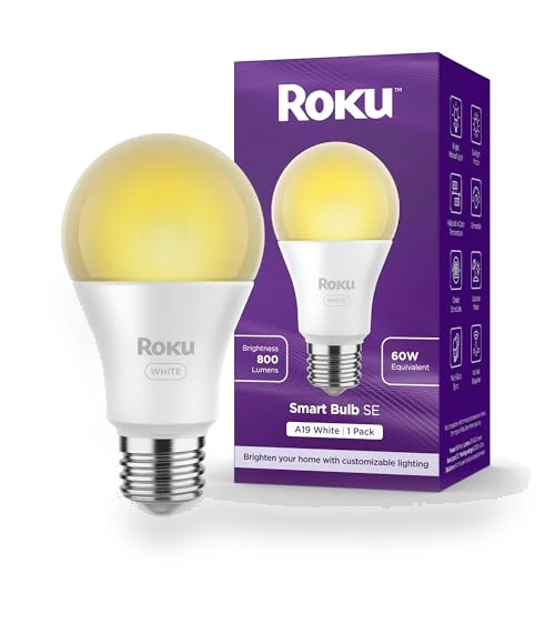 Smart Light Bulb — LED, Roku