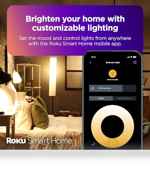 Smart Light Bulb — LED, Roku