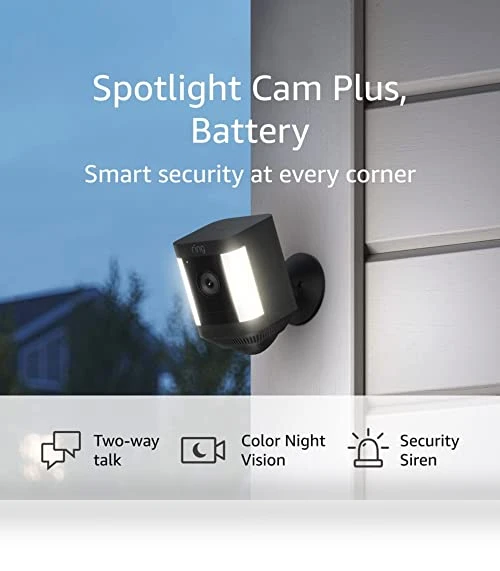 Spotlight Cam Plus, Battery — Smart Home Security, Ring