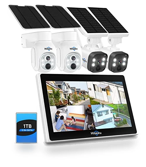 Wireless Security Camera System Outdoor — Security Cameras, Hiseeu