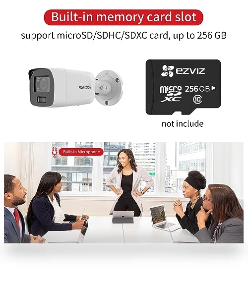 4K 8MP Color Vu Fixed Bullet Network Camera — Security Cameras, Hikvision