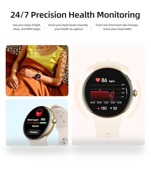 AMOLED Smart Watch with Always-On Display — Smartwatches, Parsonver