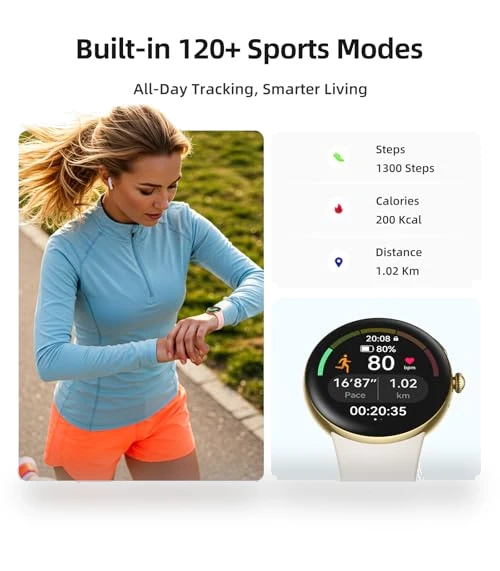 AMOLED Smart Watch with Always-On Display — Smartwatches, Parsonver