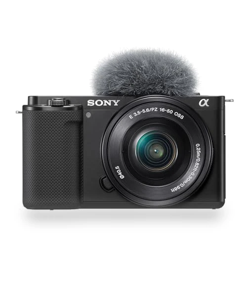 APS-C Mirrorless Interchangeable-Lens Camera with 16-50mm Lens Bundle — Mirrorless Cameras, Sony