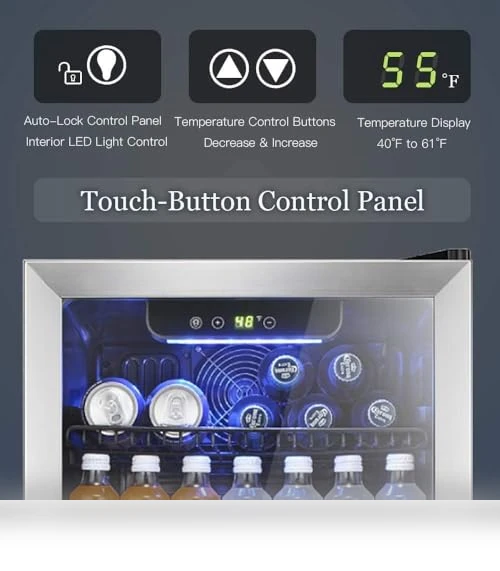 Beverage Refrigerator Cooler — Drink Coolers, Antarctic Star