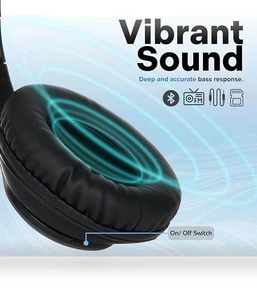 Bluetooth Headphones Over Ear — In-Ear Headphones, iJoy