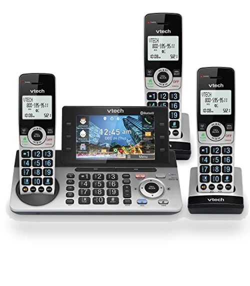 Business Grade Expandable Cordless Phone — Caller ID Displays, VTech
