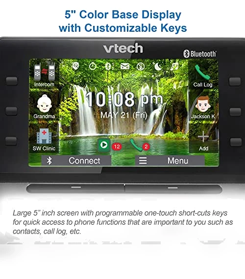 Business Grade Expandable Cordless Phone — Caller ID Displays, VTech