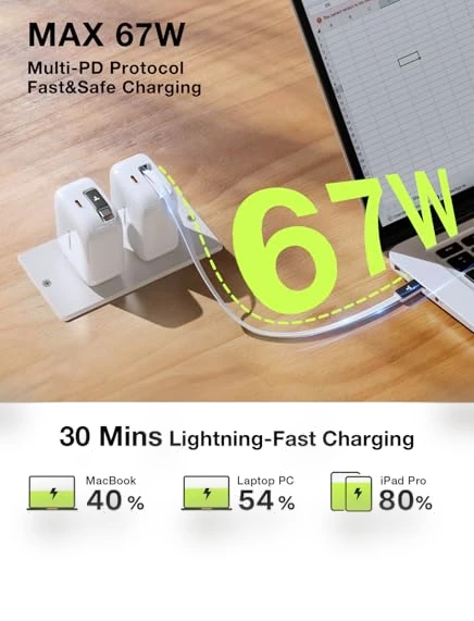 FlexLine 67W USB C Charger Block — Chargers, TORRAS