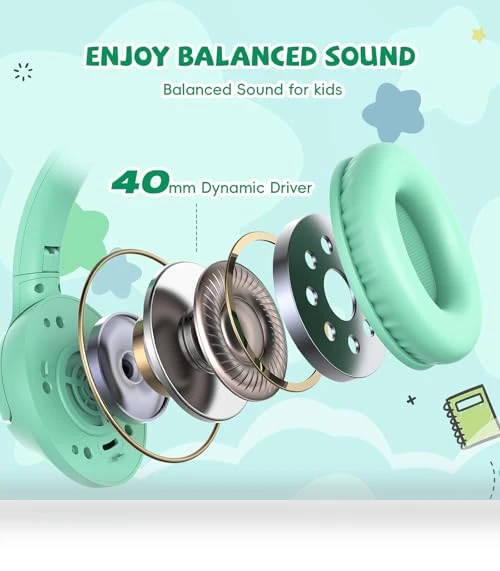 Kids Headphones with Cord — In-Ear Headphones, Botesty Sound