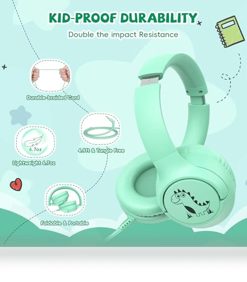 Kids Headphones with Cord — In-Ear Headphones, Botesty Sound