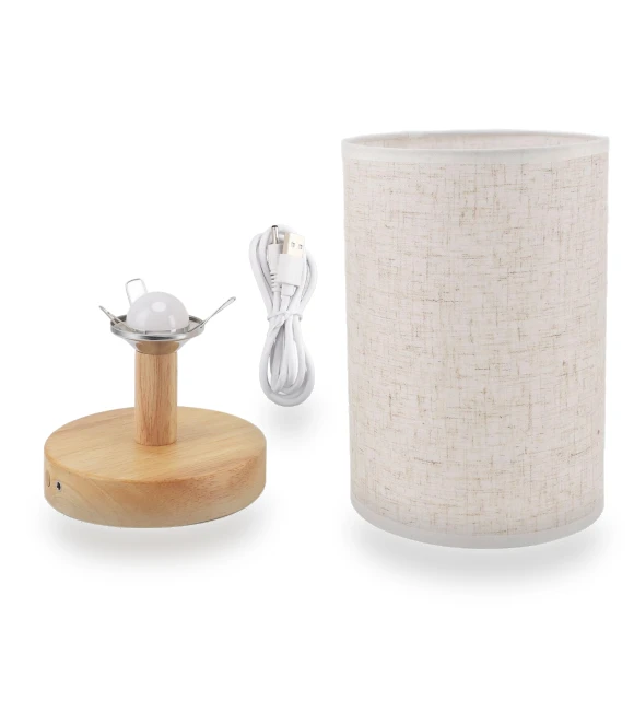 LED Bedside Lamp with Touch Control — Desk & Table Lighting, CosyHome