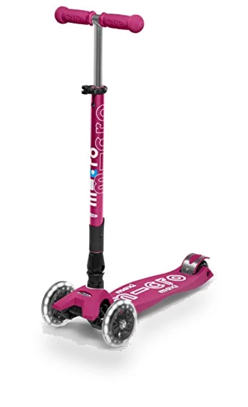 Maxi Deluxe Foldable LED Scooter — Push Scooters, Micro