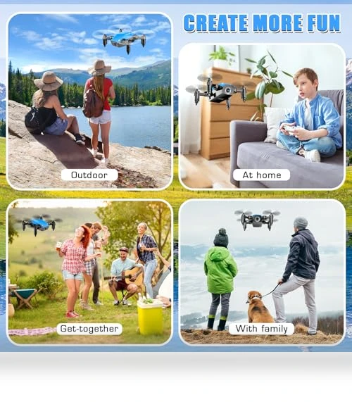 Mini RC Quadcopter Toy with Camera — Drones, SUMEAUT