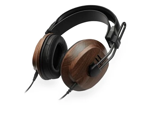 Premium Mahogany Semi-Open RP Headphones — Over-Ear Headphones, Fostex