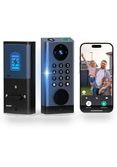 Smart Door Lock with Camera — Smart Home Security, Anweller