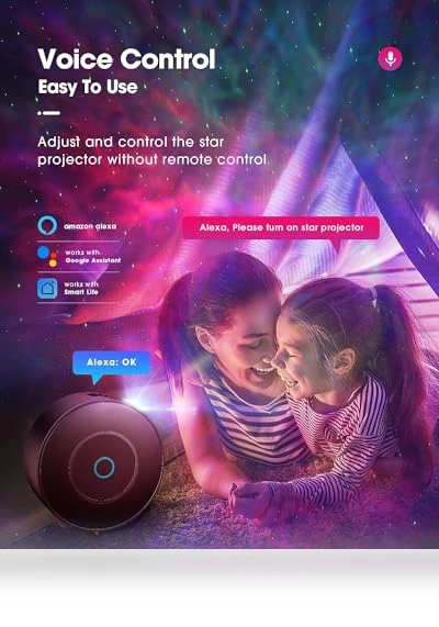 Starry Sky Projector — Night Lights, Voion