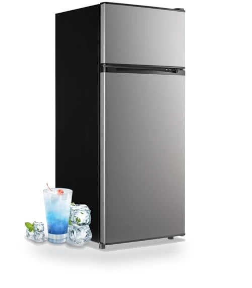 Two Door Fridge with 7 Temperature Settings — Mini Fridges, DEMULLER