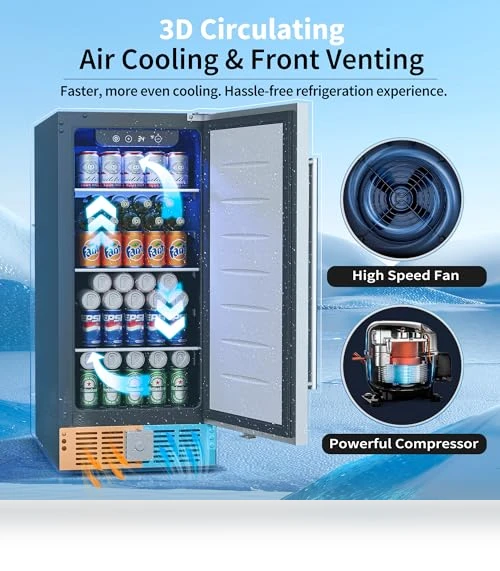 Undercounter Beverage Refrigerator — Drink Coolers, Feelfunn