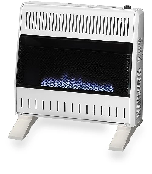 Ventless Propane Gas Blue Flame Space Heater with Thermostat Control — Portable Heating Solutions, ProCom