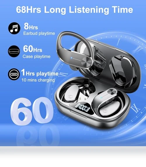 Wireless Bluetooth Earbuds — In-Ear Headphones, hadbleng