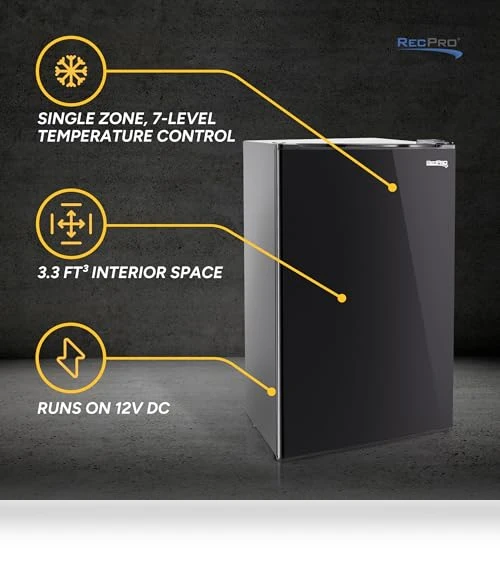 12V RV Refrigerator — Mini Fridges, RecPro